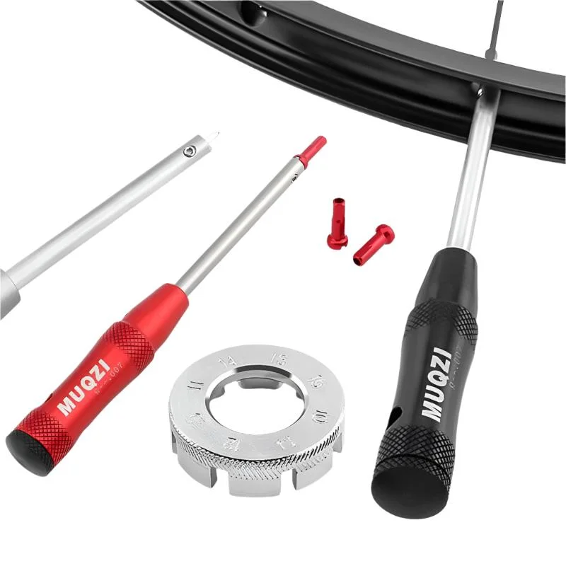 bicycle rust calibration-MUQZI Spoke Nipple Driver Tool MTB Bike Spoke Nipple Removal Installation Wrench Bicycle Spoke Nipple Insertion Tool