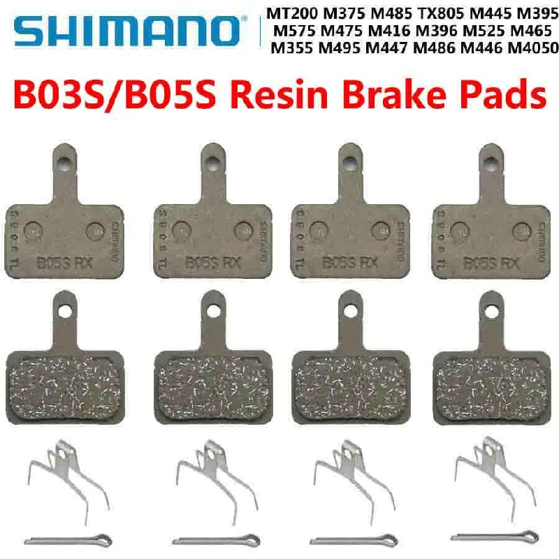 bicycle valve balance-Shimano B01S B03S B05S Resin Brake Pads MT200 TX805 M375 M365 M485 M445 M446 M395 M355 M575 M475 M416 M396 M525 M465 Brake Shoes