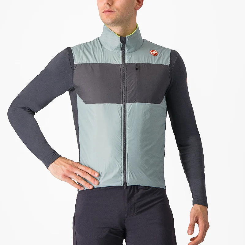 bicycle sidewall balance-Gilet Castelli Unlimited Puffy - Verde chiaro