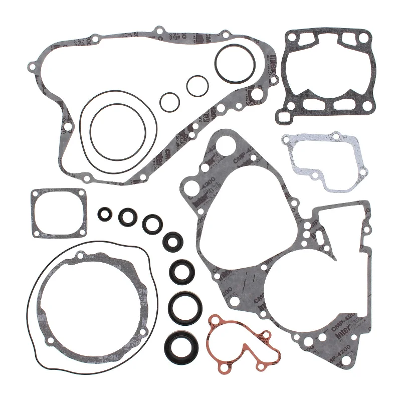 bicycle valve calibration-VERTEX COMPLETE GASKET SET W/ OIL SEALS SUZUKI