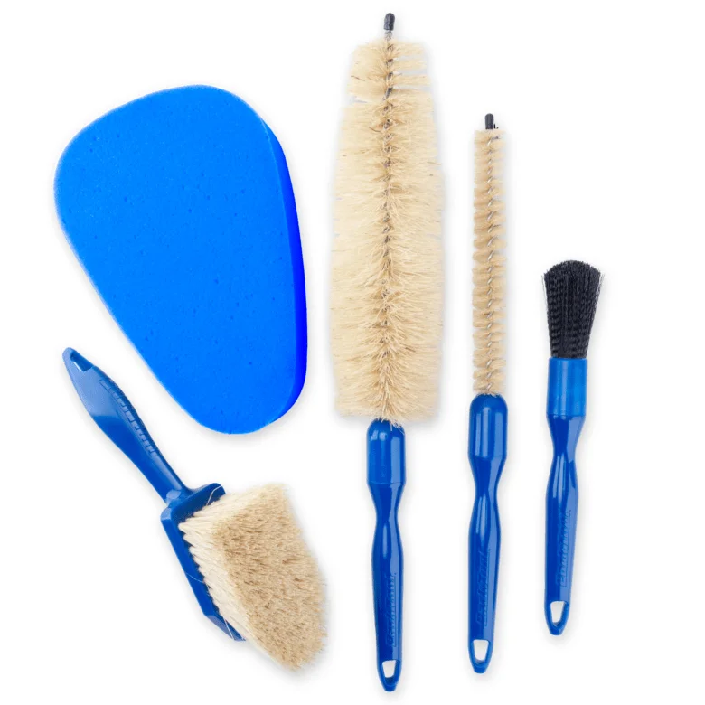 bicycle sidewall maneuverability-Park Tool BCB-5 Professional Bike Cleaning Brush Set