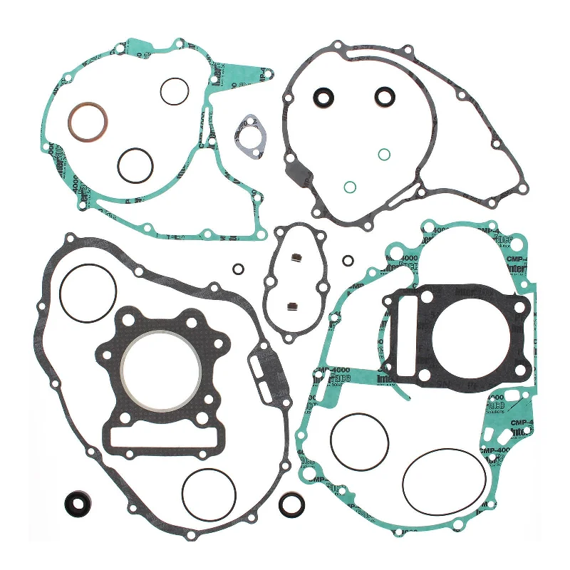 bicycle frame durability-VERTEX COMPLETE GASKET SET W/ OIL SEALS HONDA