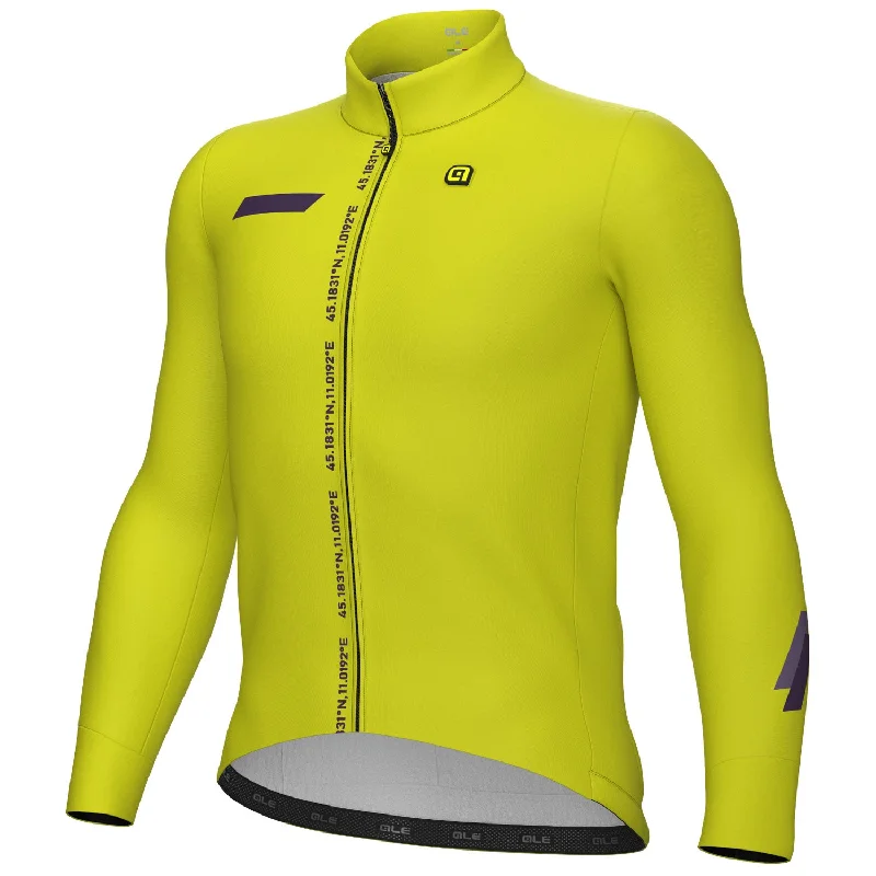 bicycle pad toughness-Maglia maniche lunghe Ale PR-E Follow Me - Verde