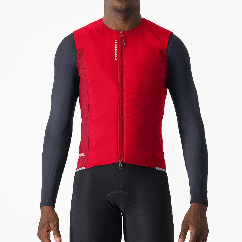 bicycle lever improvement-Gilet Castelli Fly - Rosso