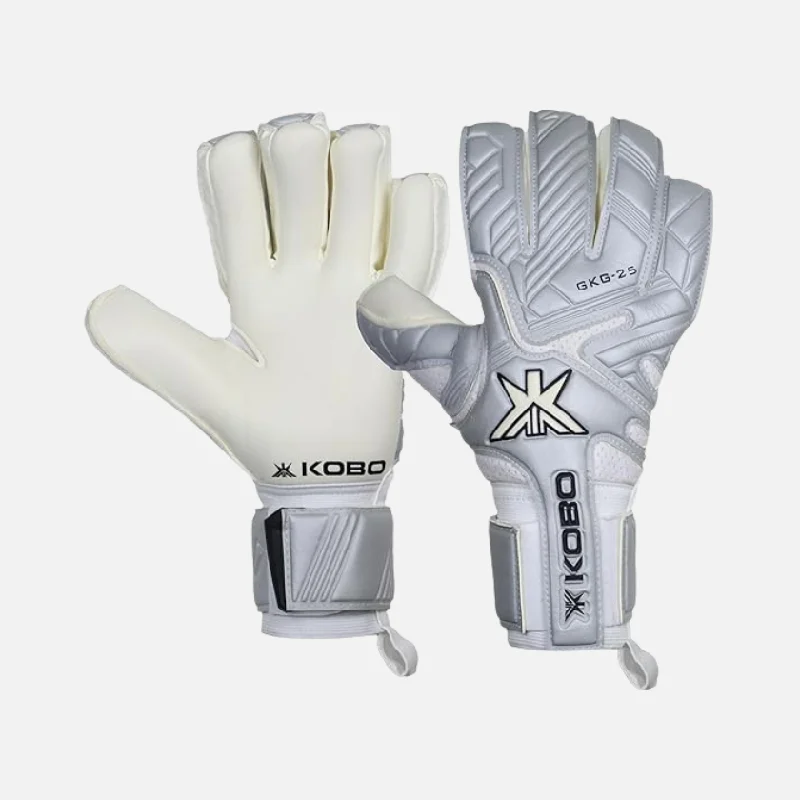 bicycle frame balance-Kobo GKG-25 Football Goal Keeper Gloves Adult -Light grey