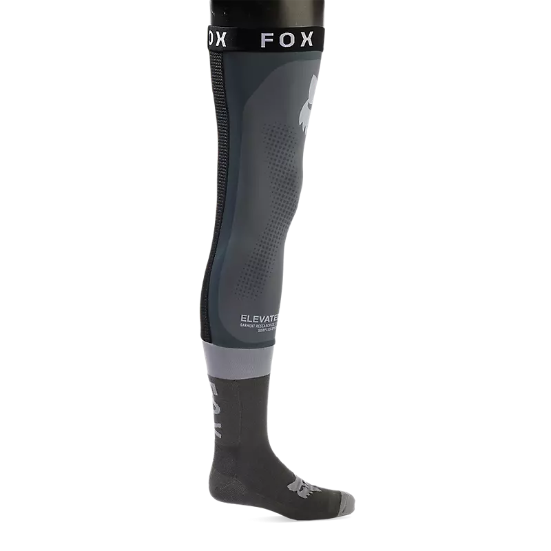 bicycle paint maneuverability-FOX 2024 FLEXAIR KNEE BRACE SOCKS - GREY