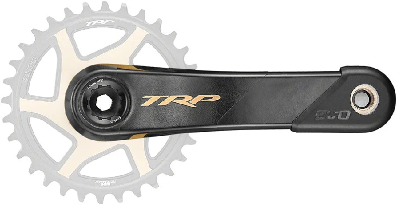 bicycle seatpost control-TRP CK-9050 EVO Crankset - 170mm 12-Speed For 68/73mm Frame BB DM CINCH Chainring Interface 30mm  Spindle Carbon BLK/Gold