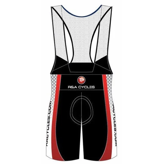 bicycle valve robustness-R&A Cycles Team Bib Short