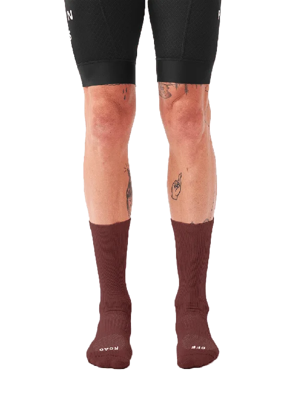 bicycle indoor precision-FINGERSCROSSED SOCKS | #Off Road Burgundy