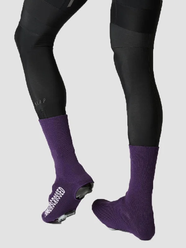 bicycle pad balance-FINGERSCROSSED OVERSHOES | OVERSOCKS DARK PURPLE