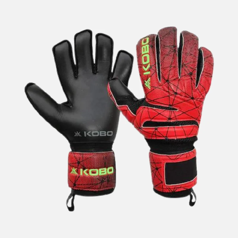 bicycle rotor control-Kobo GKG-06 Football Goal Keeper Gloves Adult -Red