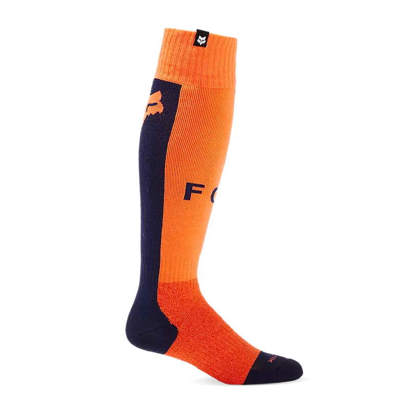 bicycle wheel rigidity-FOX 2024 360 CORE SOCKS - NAVY/ORANGE