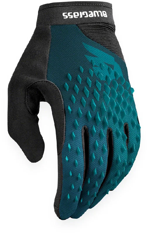 bicycle saddle strength-Bluegrass Prizma 3D Gloves - Blue Full Finger Small