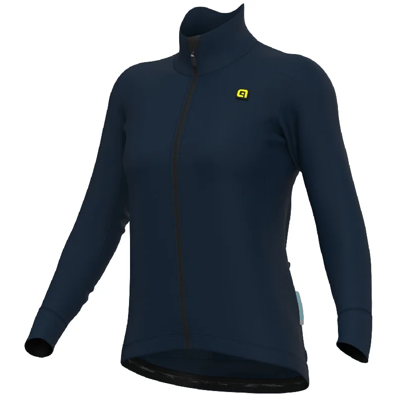 bicycle valve refinement-Maglia maniche lunghe donna Ale Klimatik K-Idro - Blu scuro