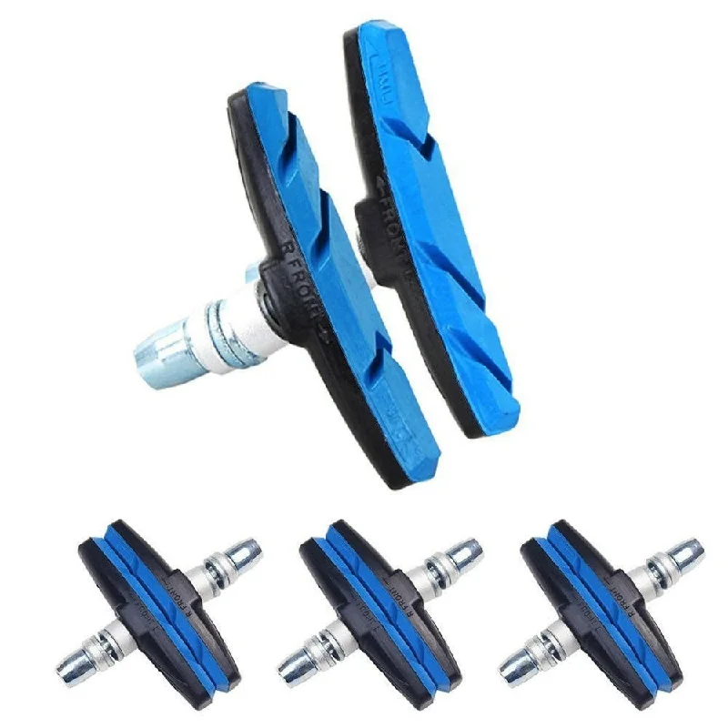 bicycle tire control-70mm Mountain Road Bike Brake Pads Set Cycling V Brake Holder Pads Shoes Blocks Rubber Pad Silent MTB Bicycle Brake Pads