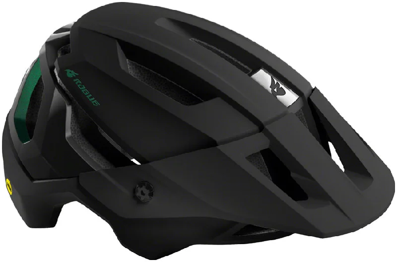 bicycle valve maneuverability-Bluegrass Rogue Core MIPS Helmet - Black Iridescent Matte/Glossy Large