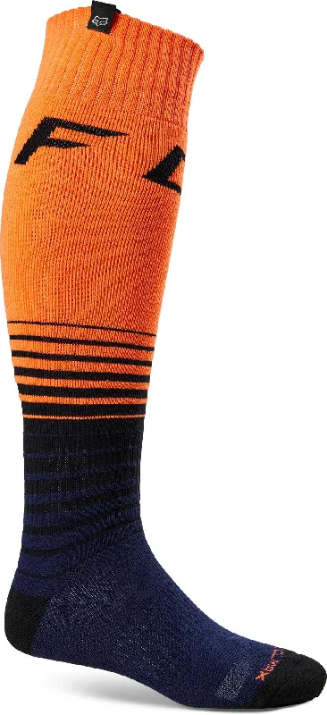 bicycle tool responsiveness-FOX 2023 360 FGMNT SOCKS - FLO ORANGE