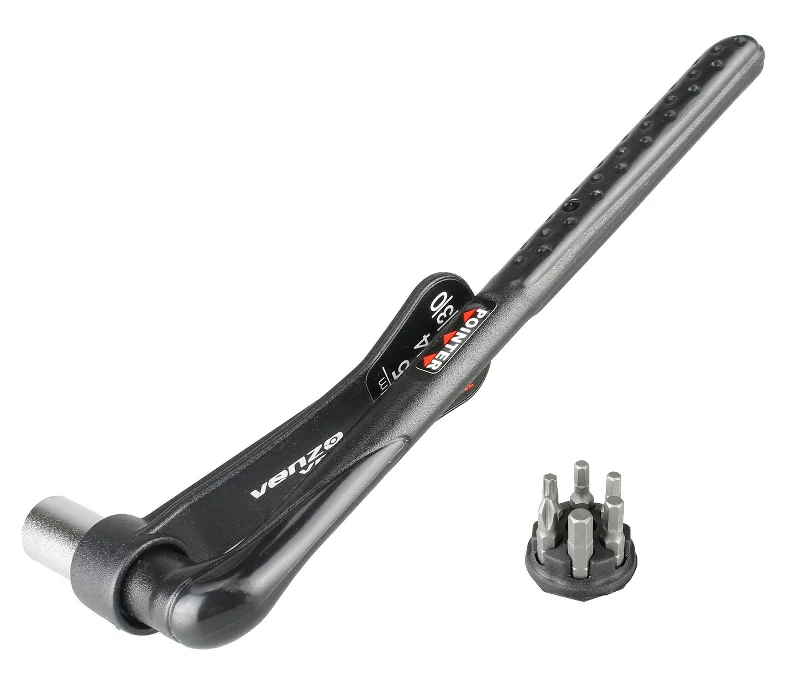 bicycle handlebar alignment-Venzo Economical Bike Bicycle 1/4 Inch Driver Beam - Torque Wrench Allen Key Tools Socket Set Kit 1-10Nm - Great Maintenance Tool for MTB & Road Bike