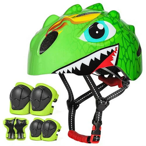 bicycle saddle elasticity-VICTGOAL Kids Bicycle Helmet Child Sports Safety Cycling Protection Knee Elbow Pad Sets Balance Bike Roller Skating Helmet Guard