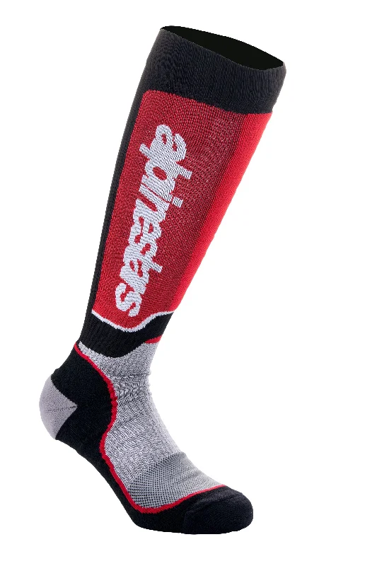 bicycle tool stability-ALPINESTARS 2024 MX PLUS SOCKS - BLACK/GREY/RED