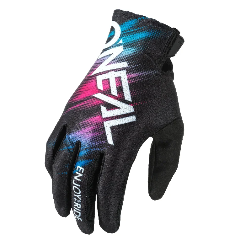 bicycle pad responsiveness-ONEAL 2024 MATRIX VOLTAGE GLOVES - BLACK/MULTI