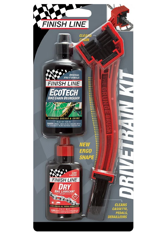 bicycle seatpost precision-Finish Line Drivetrain Maintenance Kit