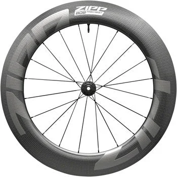 bicycle gear personalization-Zipp 808 Firecrest Tubeless Front Wheel - 700 12 X 100mm Center-Lock Tubeless BLK B1